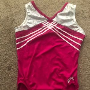 GK hot pink gymnastics leotard AS